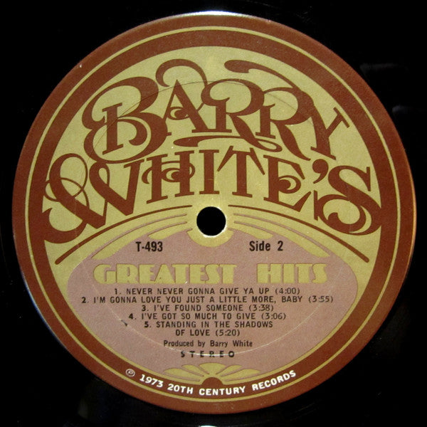 Barry White - Barry White's Greatest Hits