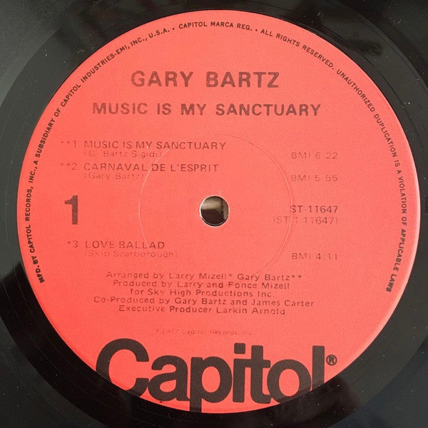Gary Bartz - Music Is My Sanctuary