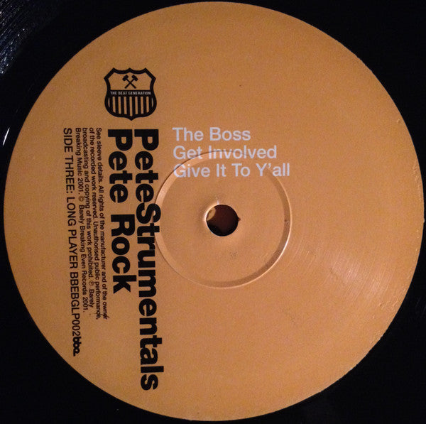 Pete Rock - PeteStrumentals (2LP, 1st Press, 2001)