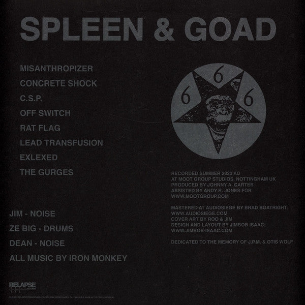 Iron Monkey (3) - Spleen & Goad