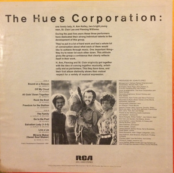The Hues Corporation - Freedom For The Stallion