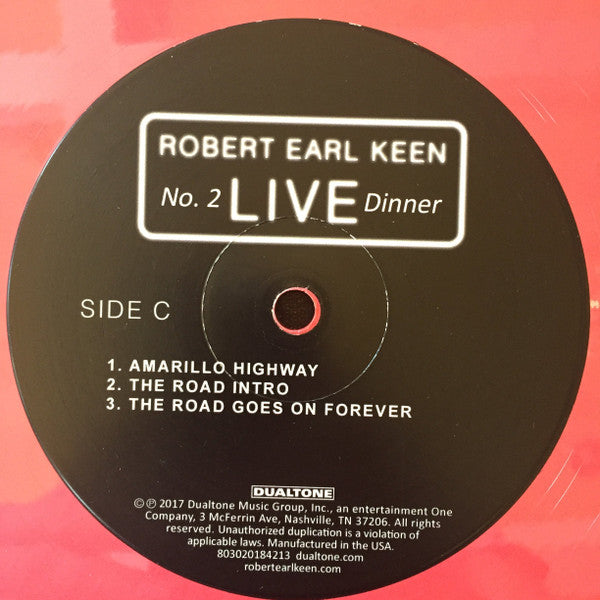 Robert Earl Keen - No. 2 Live Dinner