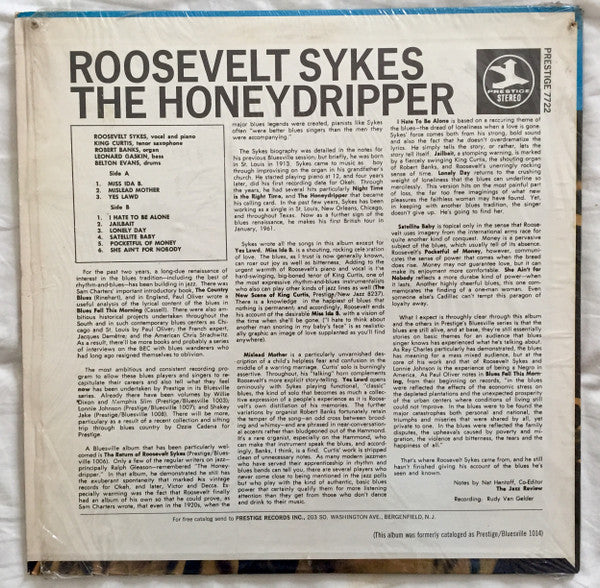 Roosevelt Sykes - The Honeydripper