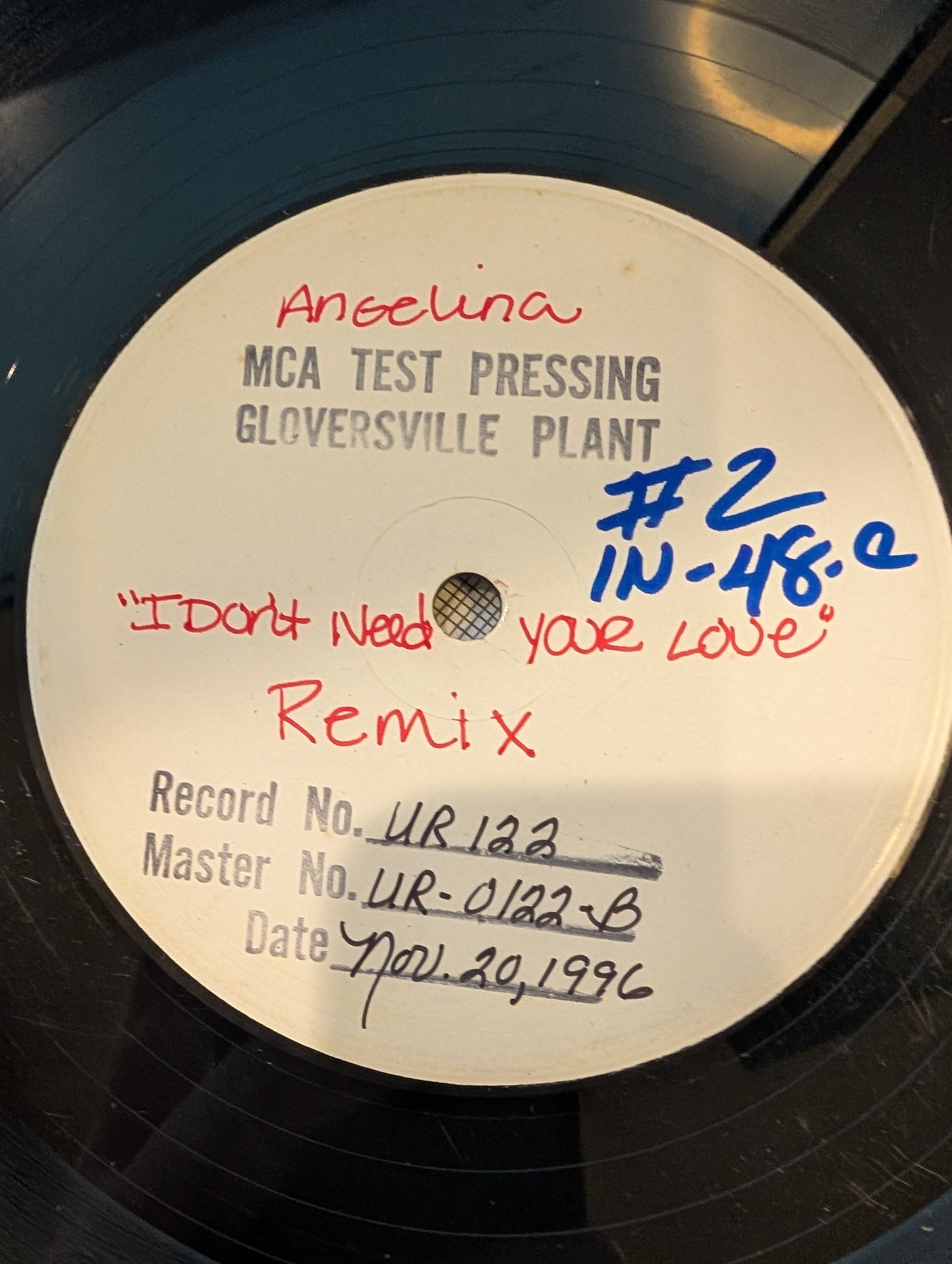 Angelina - I Don't Need Your Love - The Remixes
