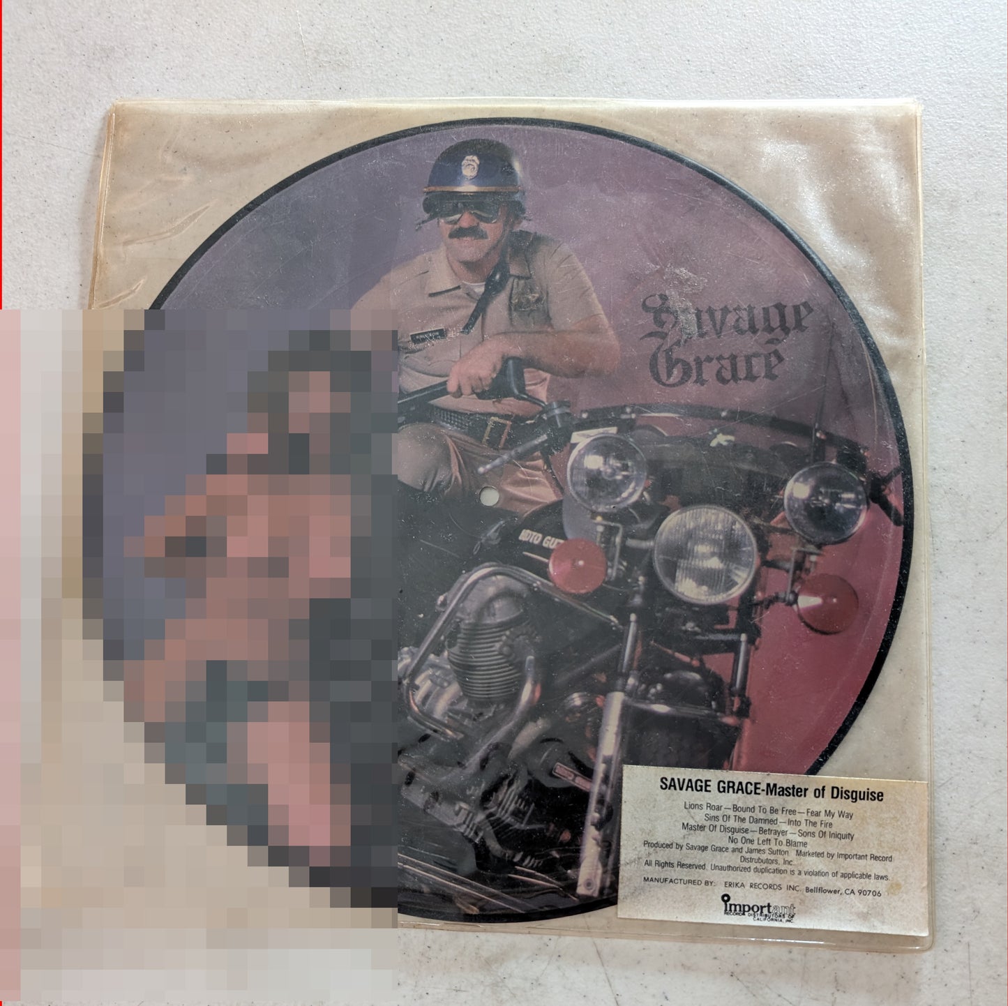 Savage Grace - Master Of Disguise [PICTURE DISC, 1985]