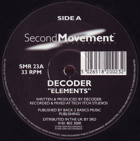 Decoder - Elements / Sub Osc