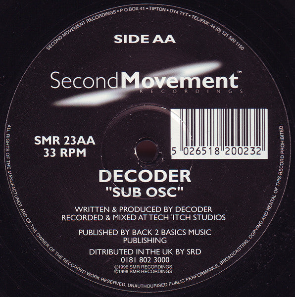Decoder - Elements / Sub Osc