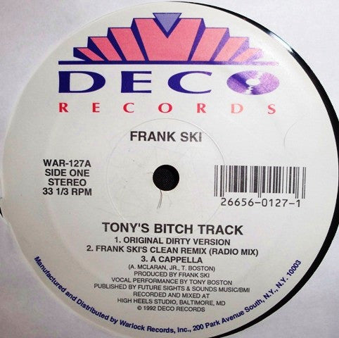 Whores In This House / Tony's Bitch Track