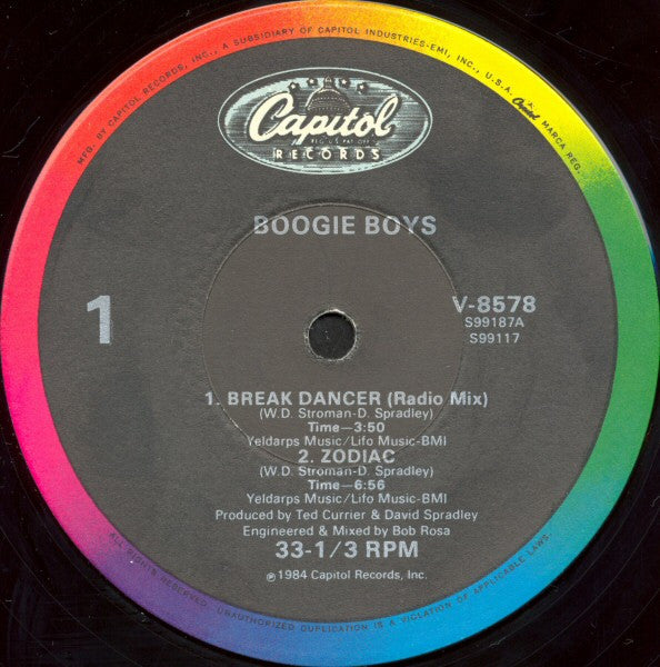 Boogie Boys - Zodiac / Break Dancer / Shake And Break