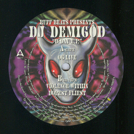 DJ Demigod - D-Day E.P.
