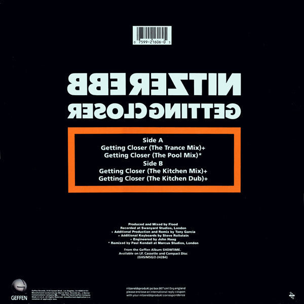 Nitzer Ebb - Getting Closer - Mixes