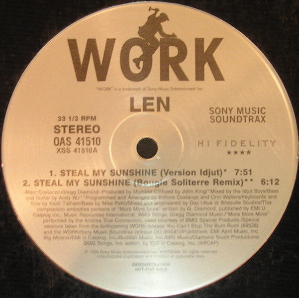 Len - Steal My Sunshine (Remixes)