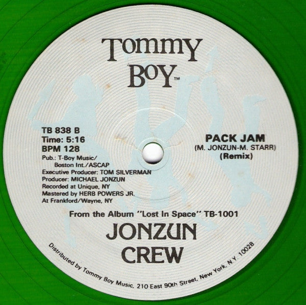 The Jonzun Crew - Electro Boogie Encounter / Pack Jam (Remix) [GREEN VINYL]