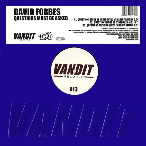David Forbes - Questions Must Be Asked