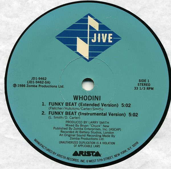 Whodini - Funky Beat