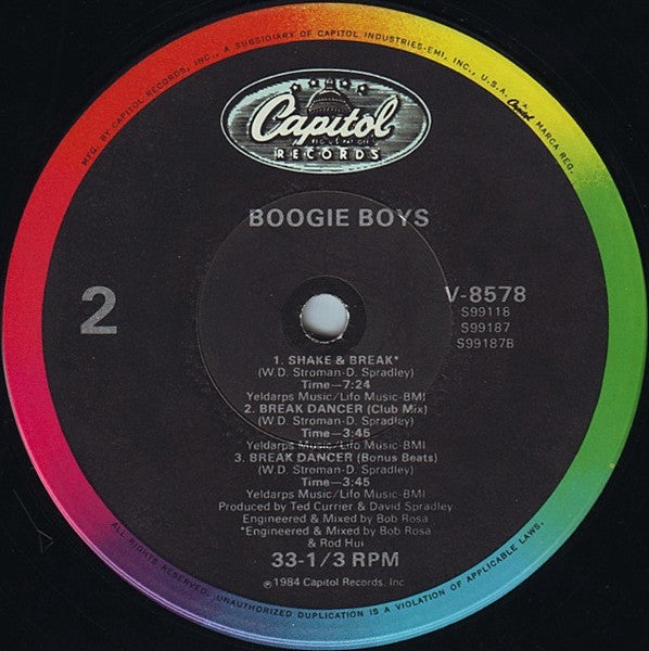 Boogie Boys - Zodiac / Break Dancer / Shake And Break
