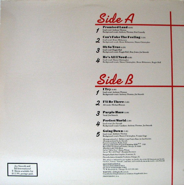 Joe Smooth - Promised Land