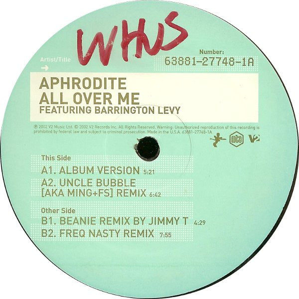 Aphrodite - All Over Me
