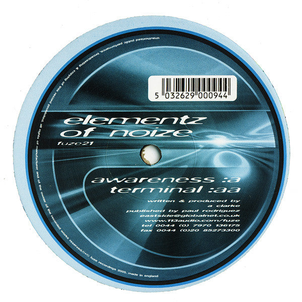 Elementz Of Noize - Awareness / Terminal