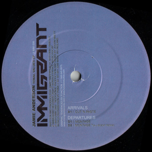 Jamie Anderson - Tonal Values EP