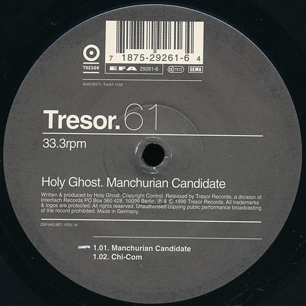 Holy Ghost Inc. - Manchurian Candidate