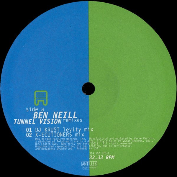 Ben Neill - Tunnel Vision (Remixes)