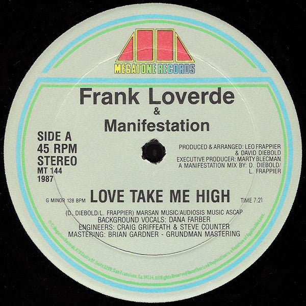 Frank Loverde - Love Take Me High