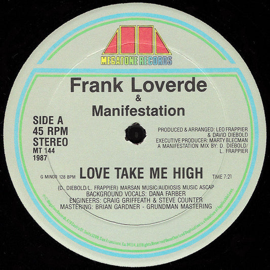 Frank Loverde - Love Take Me High