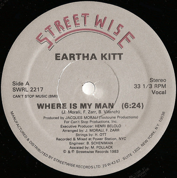 Eartha Kitt - Where Is My Man