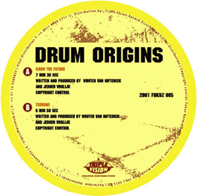 Drum Origins - Know The Future / Tsunami
