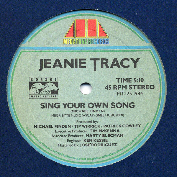 Jeanie Tracy - Time Bomb / Sing Your Own Song