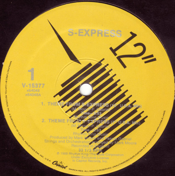 S'Express - Theme From S-Express