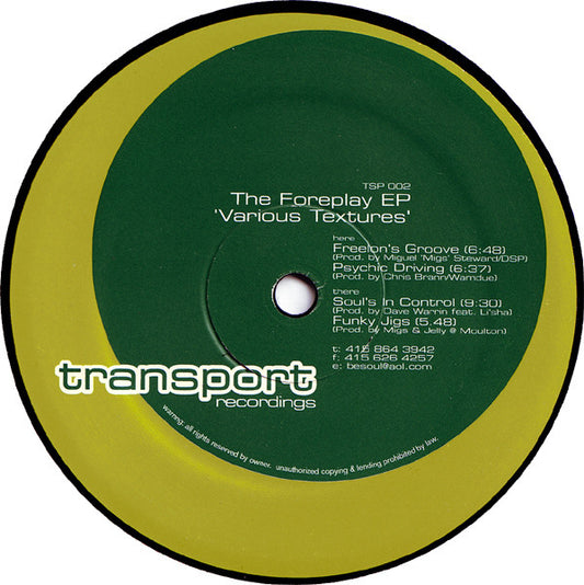The Foreplay EP "Various Textures"