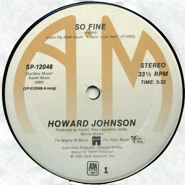Howard Johnson - So Fine