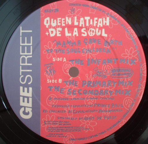 Queen Latifah - Mamma Gave Birth To The Soul Children (The New School Mixes] [12", UK EXCLUSIVE]