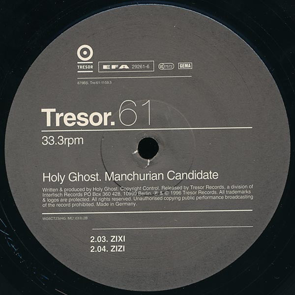 Holy Ghost Inc. - Manchurian Candidate