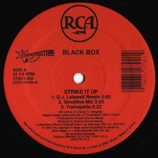 Black Box - Strike It Up