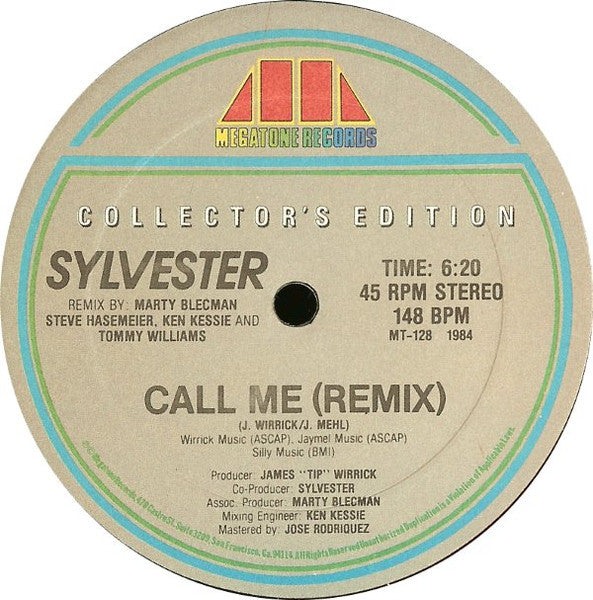 Sylvester - Call Me (Remix) / Good Feelin'