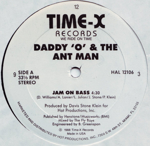Daddy 'O' & The Ant Man - Jam On Bass