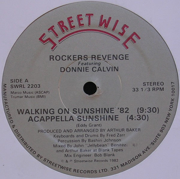 Walking On Sunshine ’82