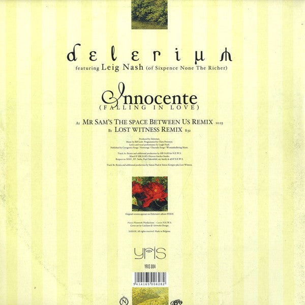 Delerium - Innocente (Falling In Love) (Mr Sam / Lost Witness Mixes)