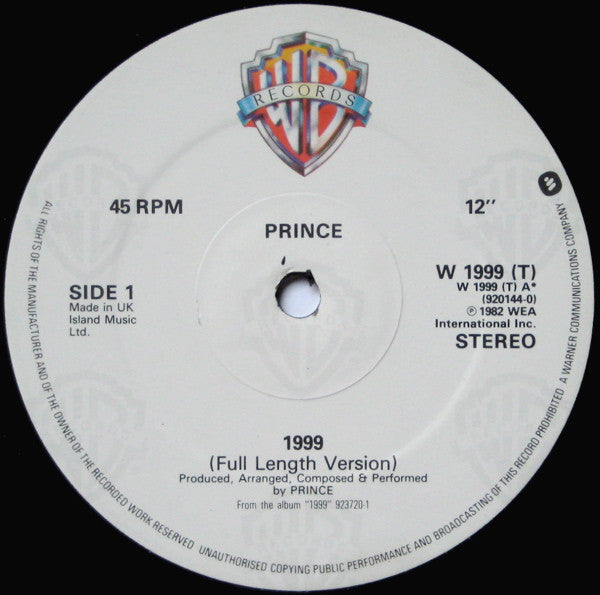 Prince - 1999 / Little Red Corvette
