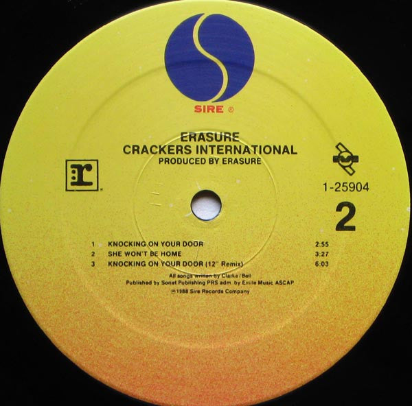 Erasure - Crackers International
