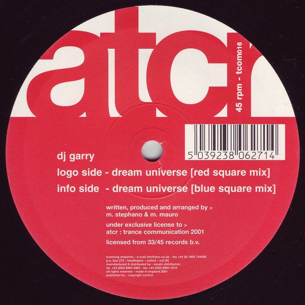 DJ Garry - Dream Universe