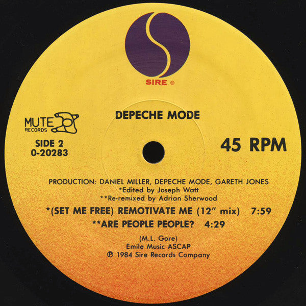 Depeche Mode - Master And Servant (U.S. Black & Blue Version)