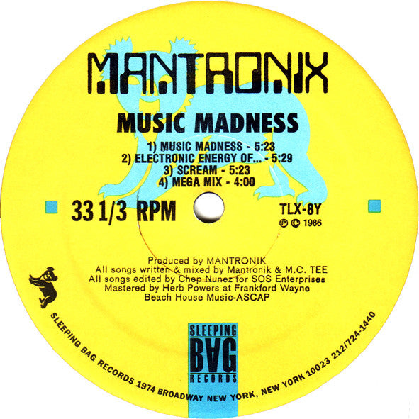 Mantronix - Music Madness