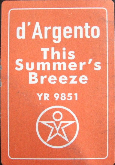 D'Argento - This Summer's Breeze