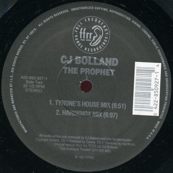 CJ Bolland - The Prophet