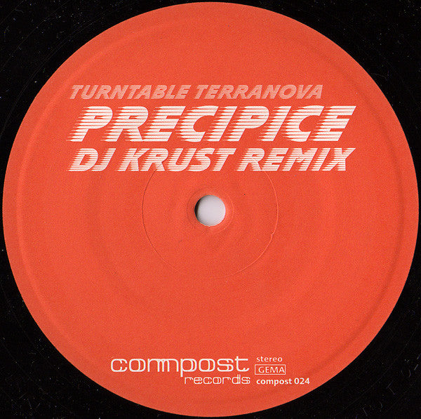 Turntable Terranova - Precipice (DJ Krust Remix)