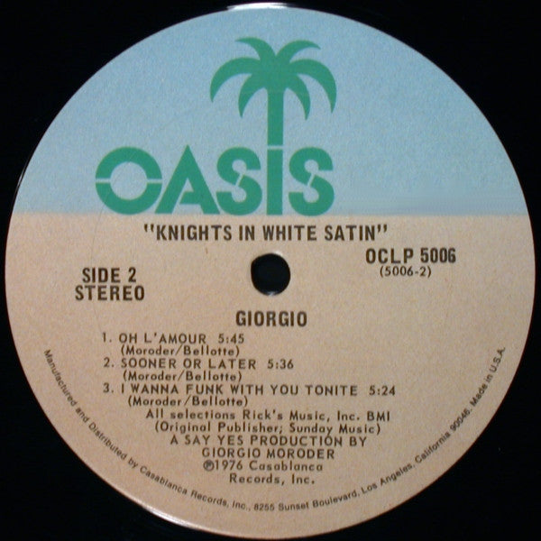 Giorgio Moroder - Knights In White Satin